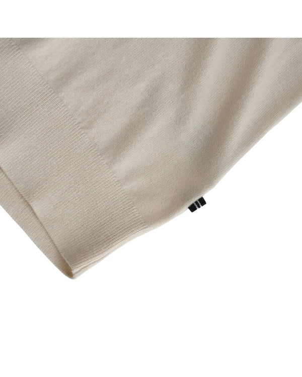 ΜΠΛΟΥΖΑ NAUTICA ΠΛΕΚΤΗ ΜΕ ΦΕΡΜΟΥΑΡ ΣΤΟ ΛΑΙΜΟ ΕΚΡΟΥ