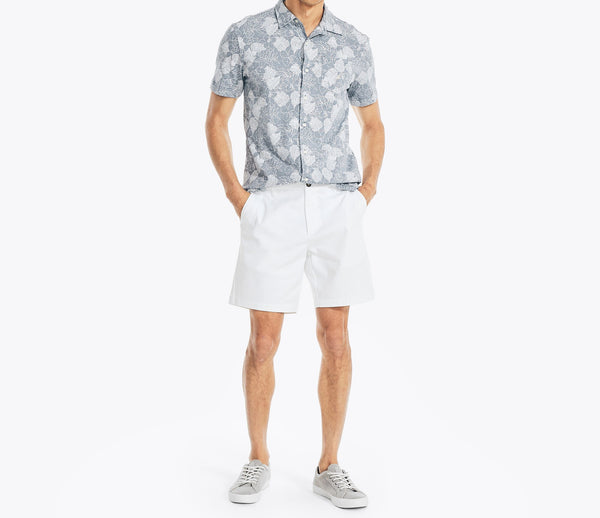 Βερμούδα Nautica classic deck short chino Λευκή