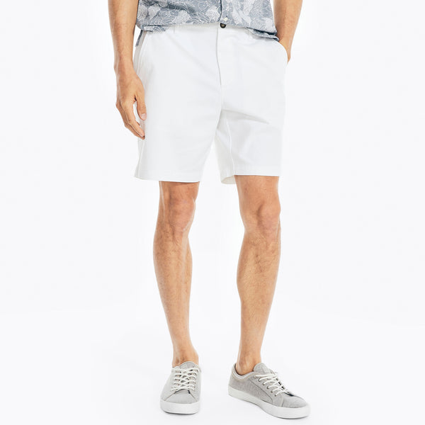 Βερμούδα Nautica classic deck short chino Λευκή