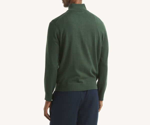 ΜΠΛΟΥΖΑ NAUTICA ΠΛΕΚΤΗ ΜΕ ΦΕΡΜΟΥΑΡ ΣΤΟ ΛΑΙΜΟ ΠΡΑΣΙΝΗ