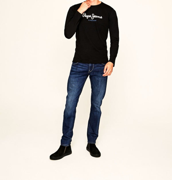 ΜΠΛΟΥΖΑ PEPE JEANS EGGO ΜΕ ΜΑΚΡΥ ΜΑΝΙΚΙ BLACK