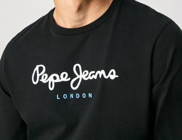 ΜΠΛΟΥΖΑ PEPE JEANS EGGO ΜΕ ΜΑΚΡΥ ΜΑΝΙΚΙ BLACK