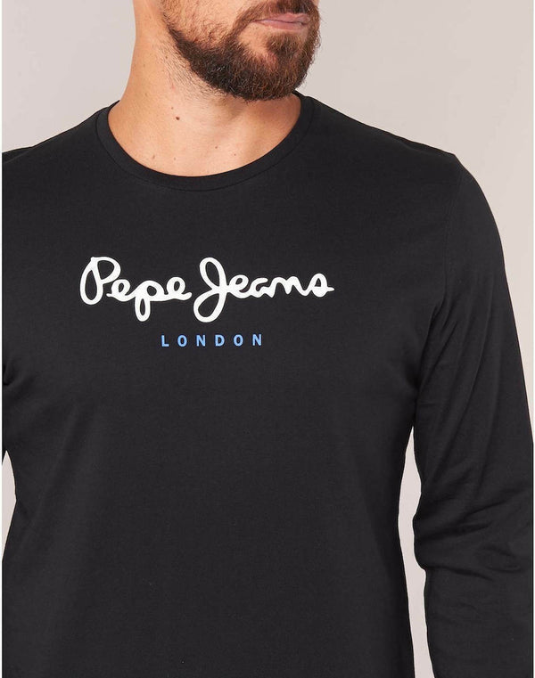 ΜΠΛΟΥΖΑ PEPE JEANS EGGO ΜΕ ΜΑΚΡΥ ΜΑΝΙΚΙ BLACK
