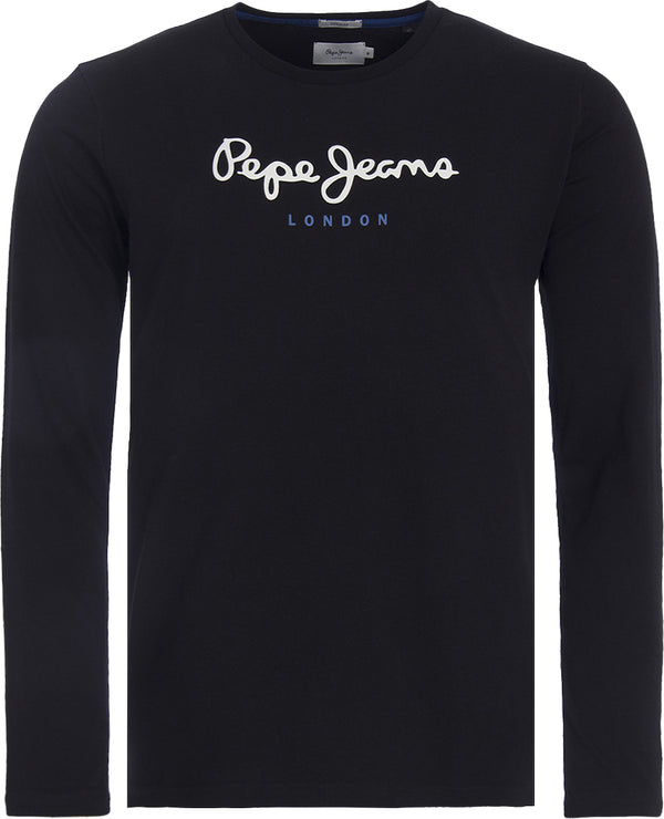 ΜΠΛΟΥΖΑ PEPE JEANS EGGO ΜΕ ΜΑΚΡΥ ΜΑΝΙΚΙ BLACK
