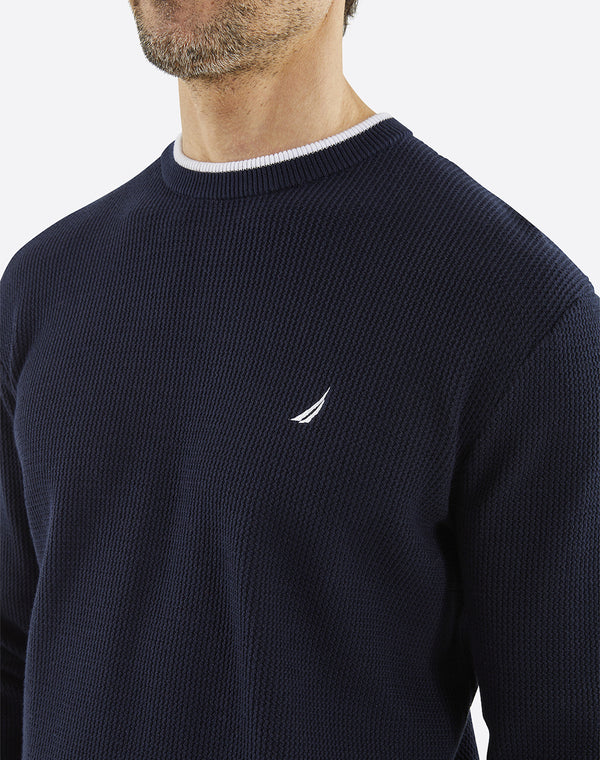 ΠΛΕΚΤΗ ΜΠΛΟΥΖΑ NAUTICA ΜΕ ΛΟΓΟΤΥΠΟ NAVY