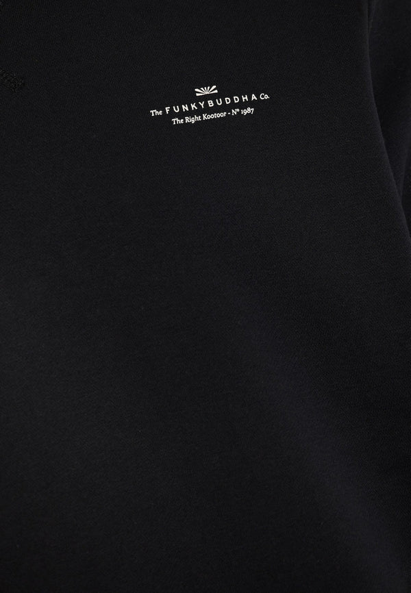 ΑΝΔΡΙΚΟ ΦΟΥΤΕΡ ΜΕ ΤΥΠΩΜΕΝΟ LOGO FUNKY BUDDHA ΜΑΥΡΟ