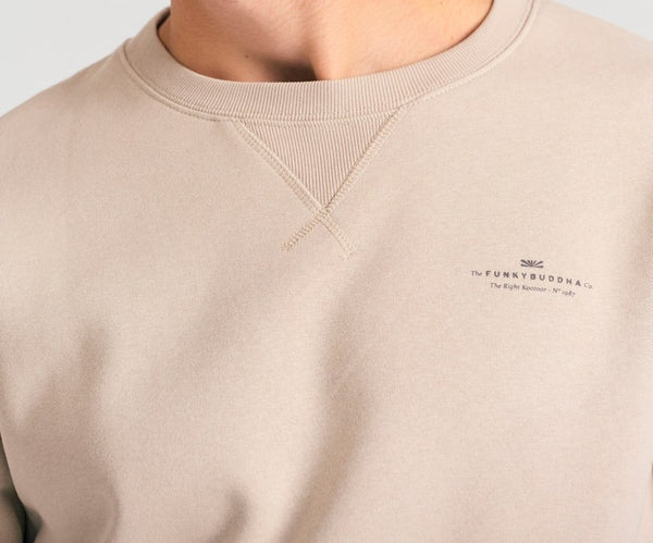 ΑΝΔΡΙΚΟ ΦΟΥΤΕΡ ΜΕ ΤΥΠΩΜΕΝΟ LOGO FUNKY BUDDHA GREIGE