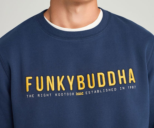 ΦΟΥΤΕΡ FUNKY BUDDHA ME  ΤΥΠΩΜΕΝΟ LOGO NAVY