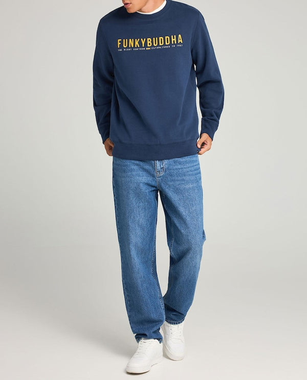 ΦΟΥΤΕΡ FUNKY BUDDHA ME  ΤΥΠΩΜΕΝΟ LOGO NAVY