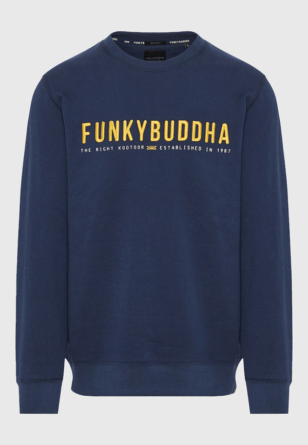 ΦΟΥΤΕΡ FUNKY BUDDHA ME  ΤΥΠΩΜΕΝΟ LOGO NAVY