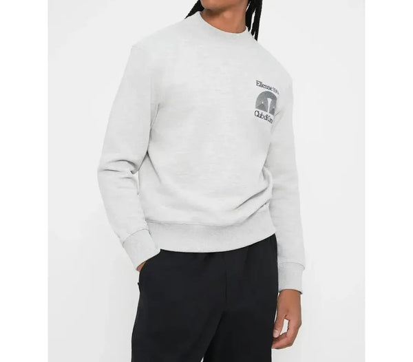Φούτερ Ellesse Με Λαιμόκοψη Club Di Corsa Γκρί