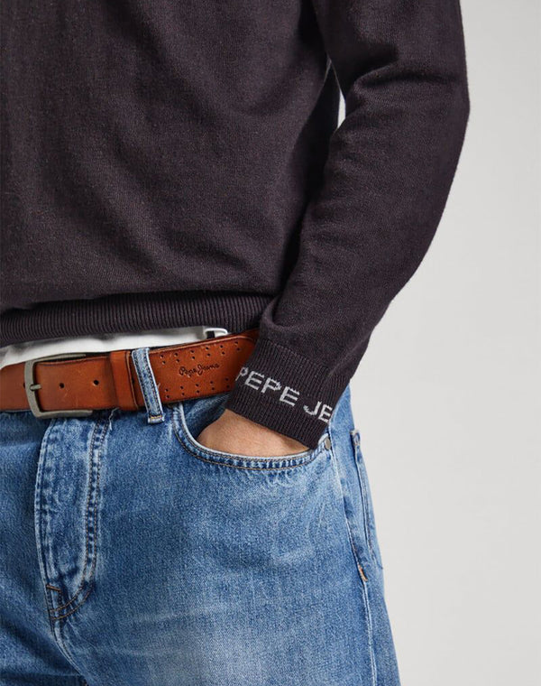 ΠΟΥΛΟΒΕΡ PEPE JEANS ANDRE ΜΑΥΡΟ