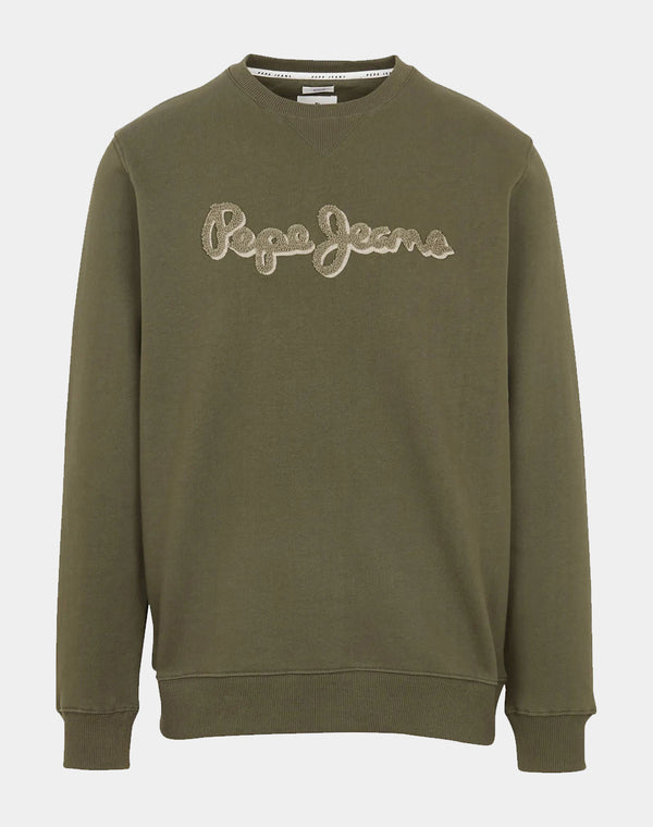 ΜΠΛΟΥΖΑ ΦΟΥΤΕΡ PEPE JEANS RYAN CREW OLIVE