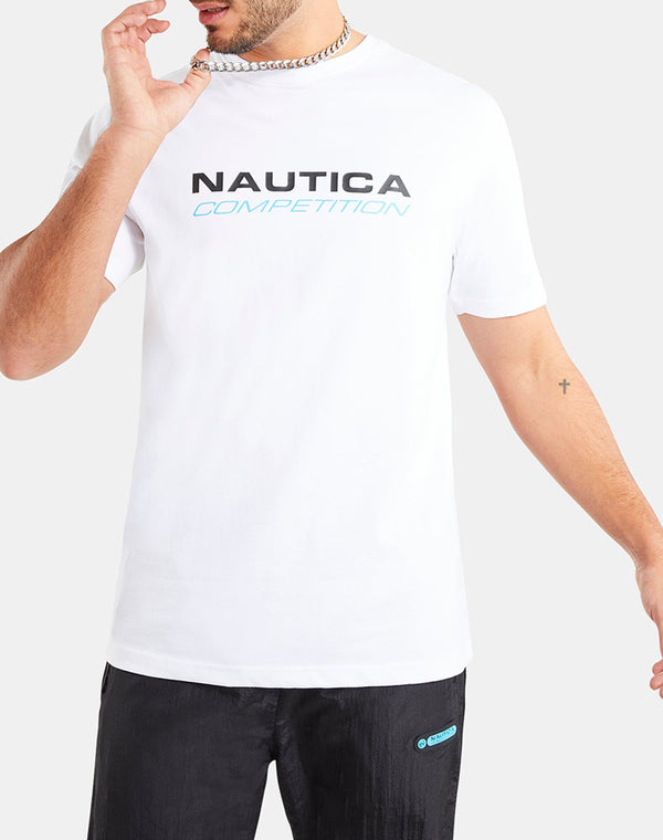 T-SHIRT NAUTICA ΜΕ GRAPHIC ΛΕΥΚΟ