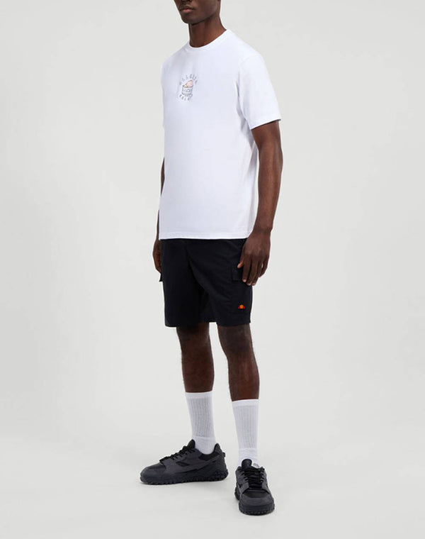 T SHIRT ELLESSE TEES SHORTS STRADONE ΛΕΥΚΟ
