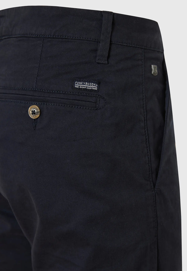 ΠΑΝΤΕΛΟΝΙ Funky Buddha Comfort-stretch chino  Navy