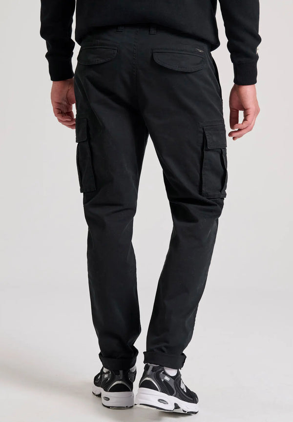 ΠΑΝΤΕΛΟΝΙ FUNKY BUDDHA COMFORT STRETCH CARGO BLACK