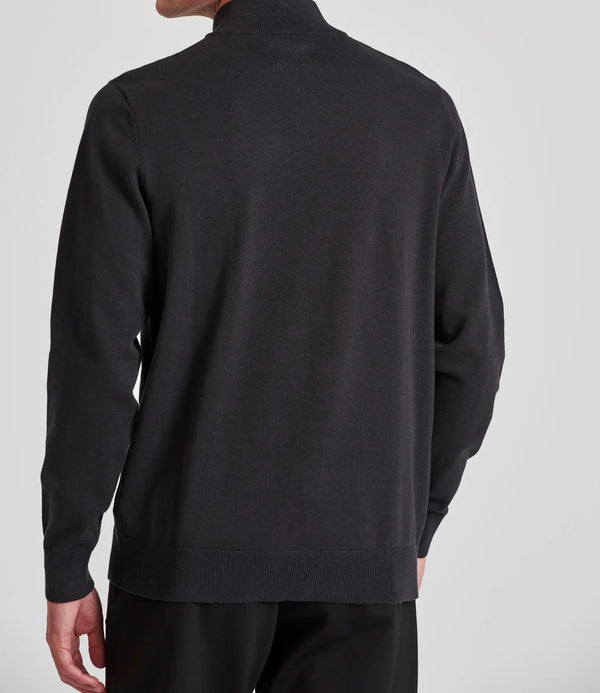 ΠΛΕΚΤΟ ΠΟΥΛΟΒΕΡ HALF ZIP FUNKY BUDDHA ΜΑΥΡΟ