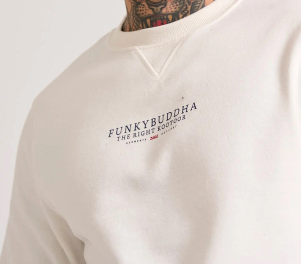 ΑΝΔΡΙΚΟ ΦΟΥΤΕΡ FUNKY BUDDHA ΜΕ ΛΟΓΟΤΥΠΟ ΤΥΠΩΜΑ ΛΕΥΚΟ
