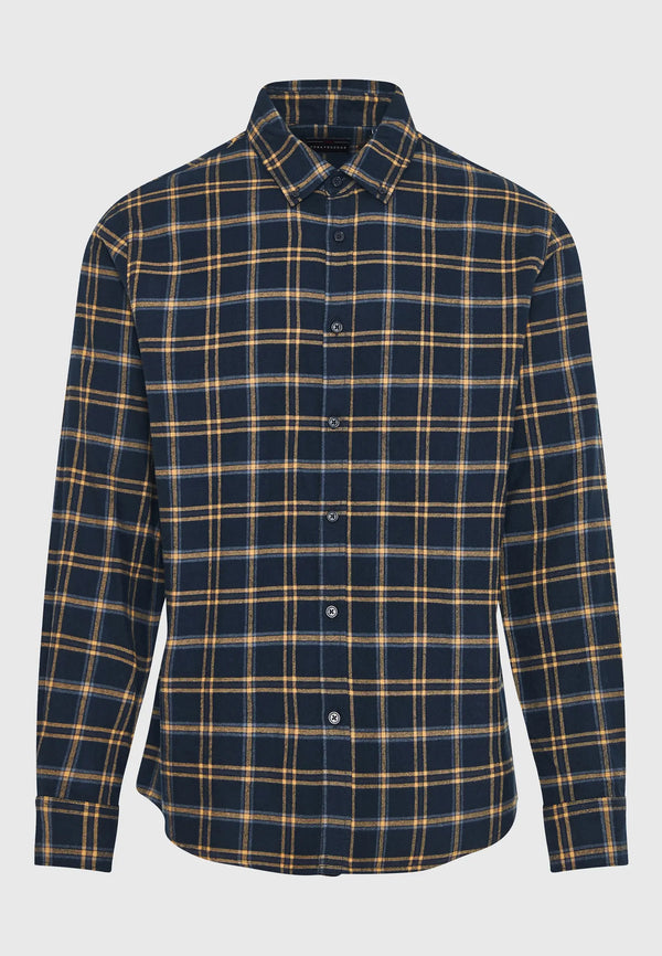 Ανδρικό καρό flannel πουκάμισο Funky Buddha