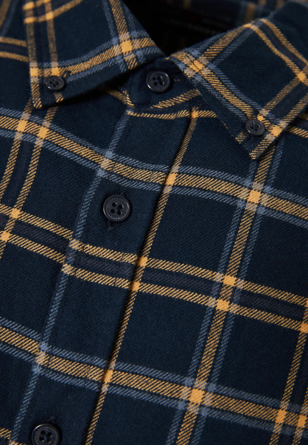 Ανδρικό καρό flannel πουκάμισο Funky Buddha