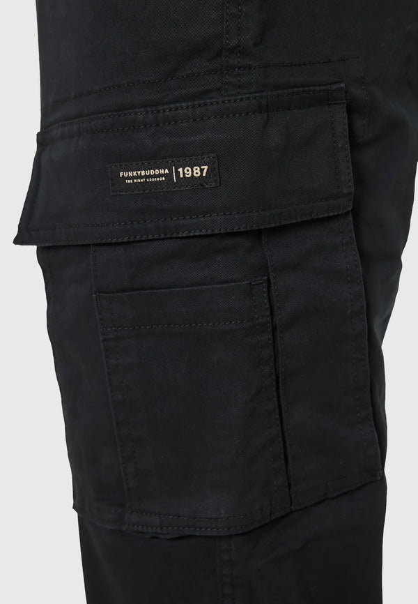 ΠΑΝΤΕΛΟΝΙ COMFORT FUNKY BUDDHA CARGO BLACK