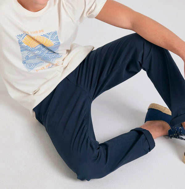 Παντελόνι Essential Chino Funky Buddha NAVY