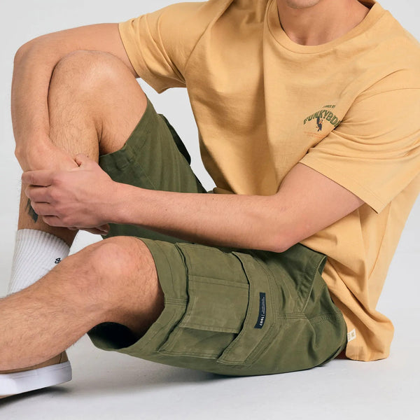 ΒΕΡΜΟΥΔΑ FUNKY BUDDHA CARGO KHAKI