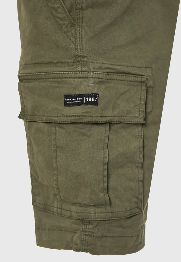 ΒΕΡΜΟΥΔΑ FUNKY BUDDHA CARGO KHAKI