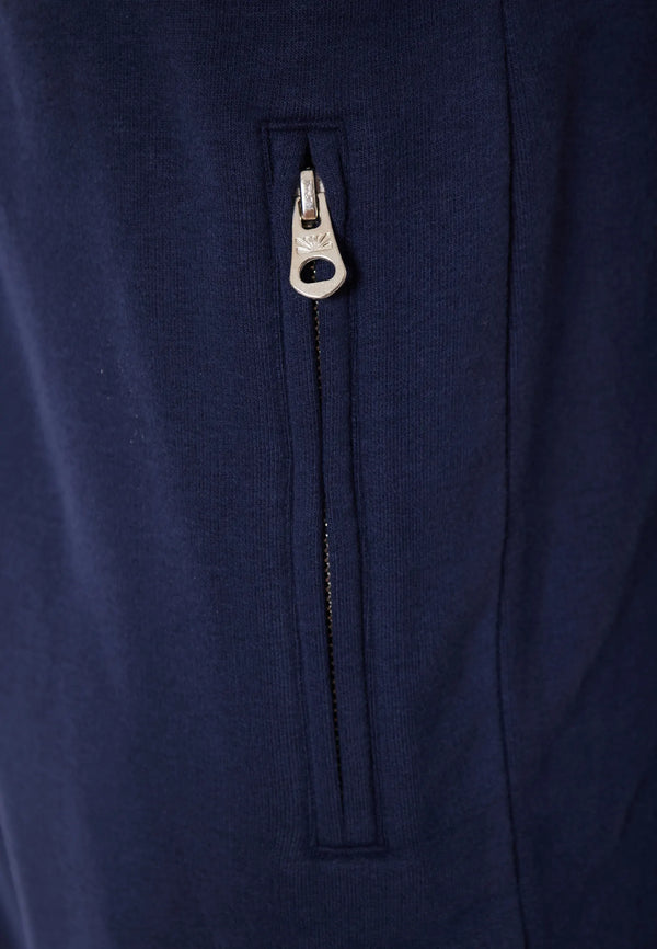 Funky Buddha Wide leg fit αθλητική βερμούδα Navy