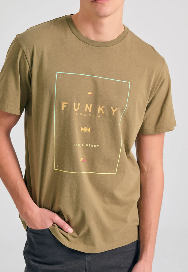 T-SHIRT FUNKY BUDDHA ORGANIC COTTON ME BRANDED ΤΥΠΩΜΑ OREGANO