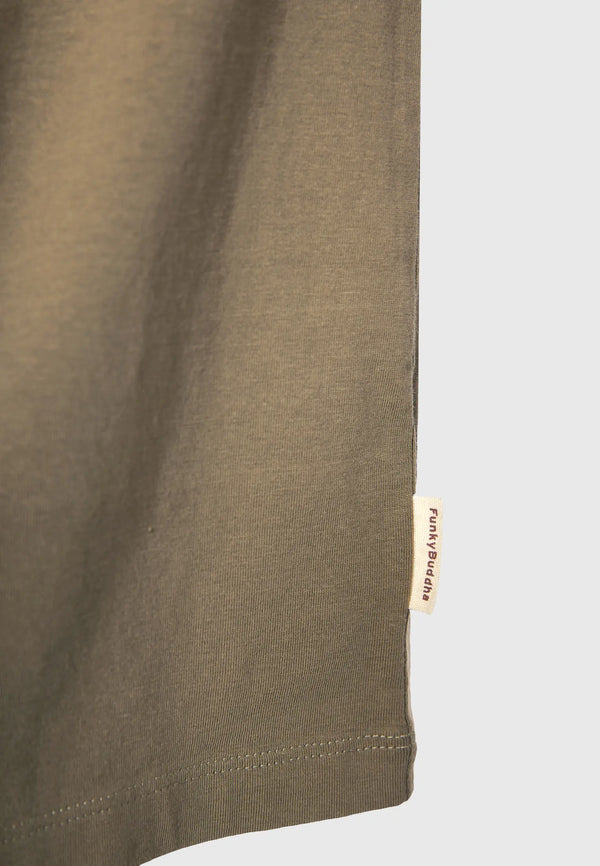 T-SHIRT FUNKY BUDDHA ORGANIC COTTON ME BRANDED ΤΥΠΩΜΑ OREGANO