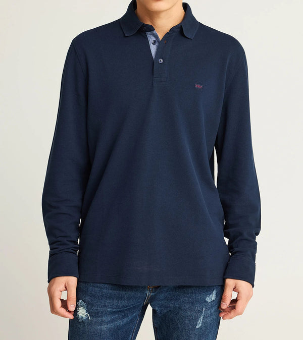 ΜΠΛΟΥΖΑ ΜΑΚΡΥΜΑΝΙΚΗ POLO FUNKY BUDDHA NAVY