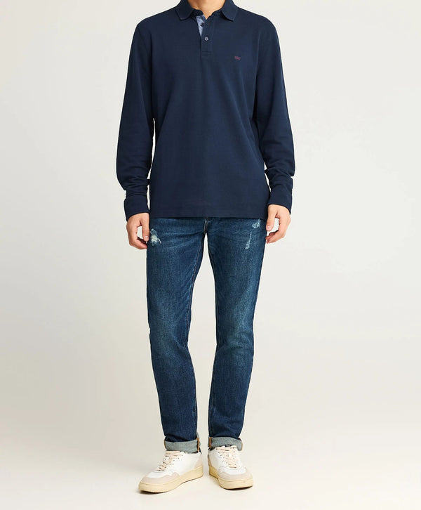 ΜΠΛΟΥΖΑ ΜΑΚΡΥΜΑΝΙΚΗ POLO FUNKY BUDDHA NAVY