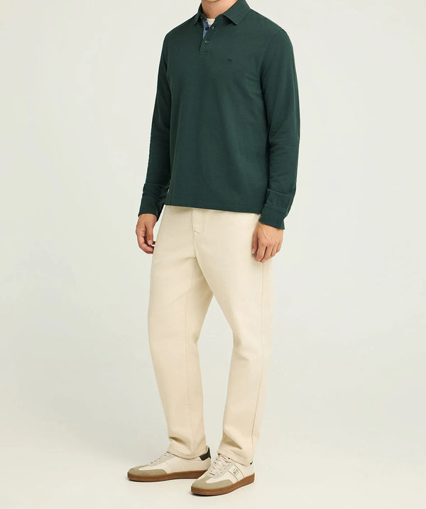 ΜΠΛΟΥΖΑ ΜΑΚΡΥΜΑΝΙΚΗ POLO FUNKY BUDDHA PINE GREEN