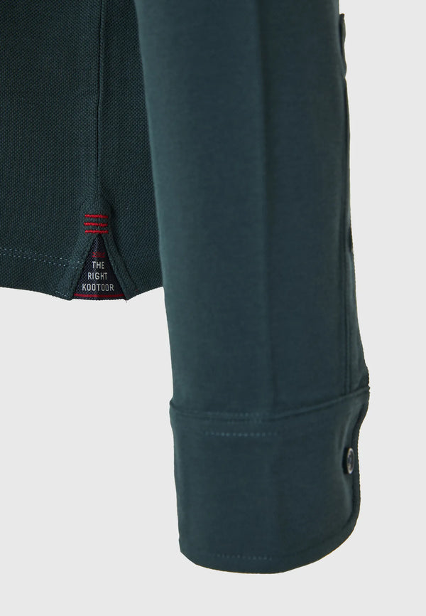 ΜΠΛΟΥΖΑ ΜΑΚΡΥΜΑΝΙΚΗ POLO FUNKY BUDDHA PINE GREEN