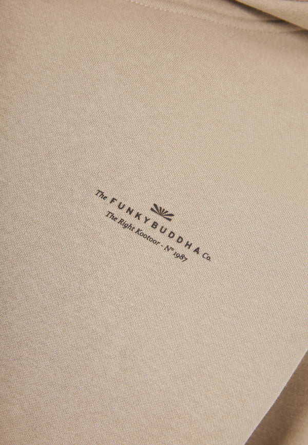 ΜΟΝΟΧΡΩΜΟ ΦΟΥΤΕΡ ΜΕ ΚΟΥΚΟΥΛΑ FUNKY BUDDHA GREIGE