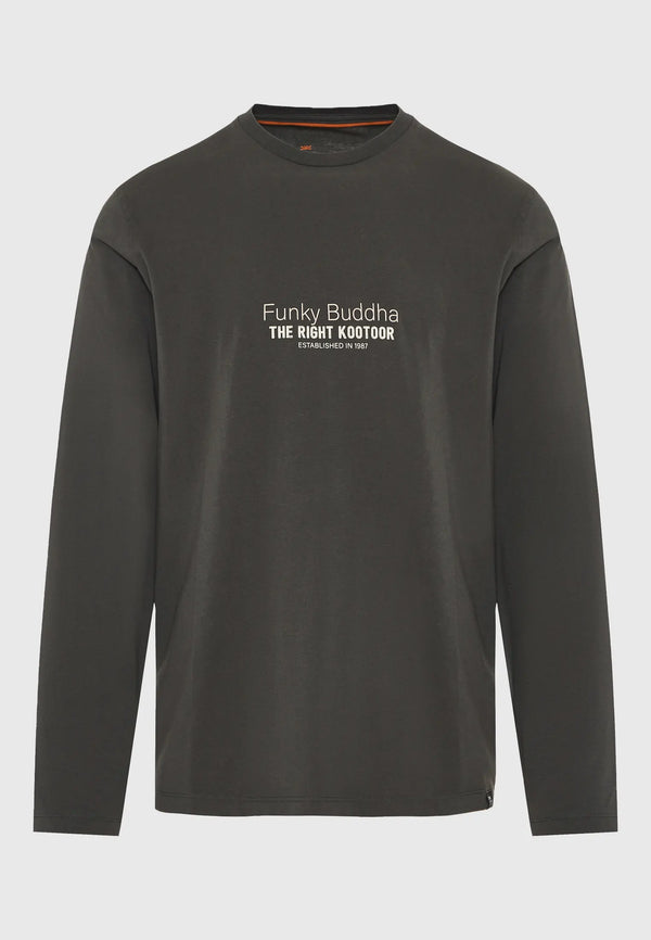 ΜΠΛΟΥΖΑ ΜΑΚΡΥΜΑΝΙΚΗ FUNKY BUDDHA ΜΕ ΤΥΠΩΜΑ FOREST NIGHT