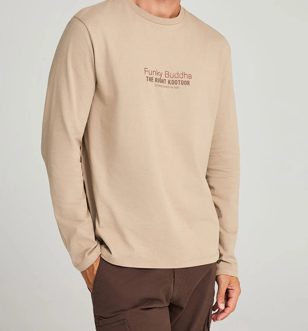 ΜΠΛΟΥΖΑ ΜΑΚΡΥΜΑΝΙΚΗ FUNKY BUDDHA ΜΕ ΤΥΠΩΜΑ CIGAR