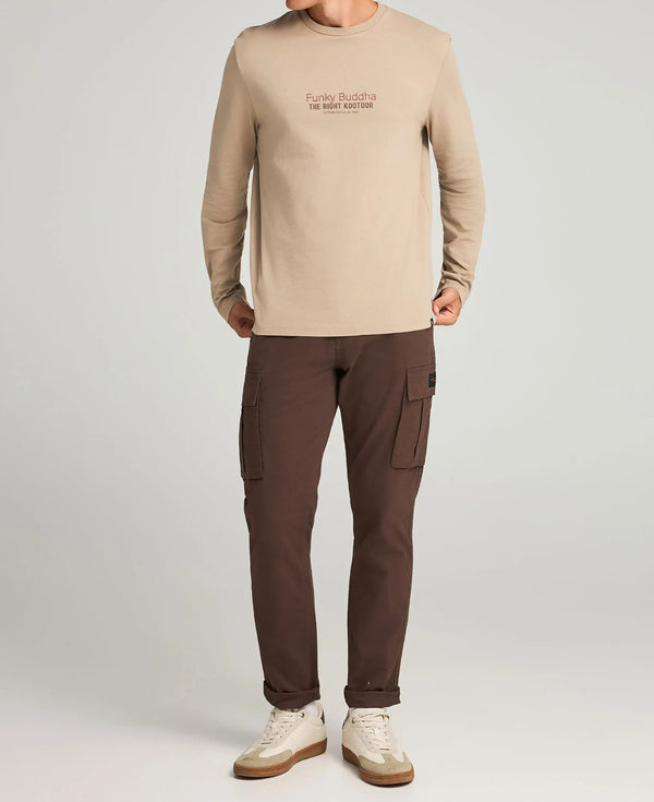 ΜΠΛΟΥΖΑ ΜΑΚΡΥΜΑΝΙΚΗ FUNKY BUDDHA ΜΕ ΤΥΠΩΜΑ CIGAR