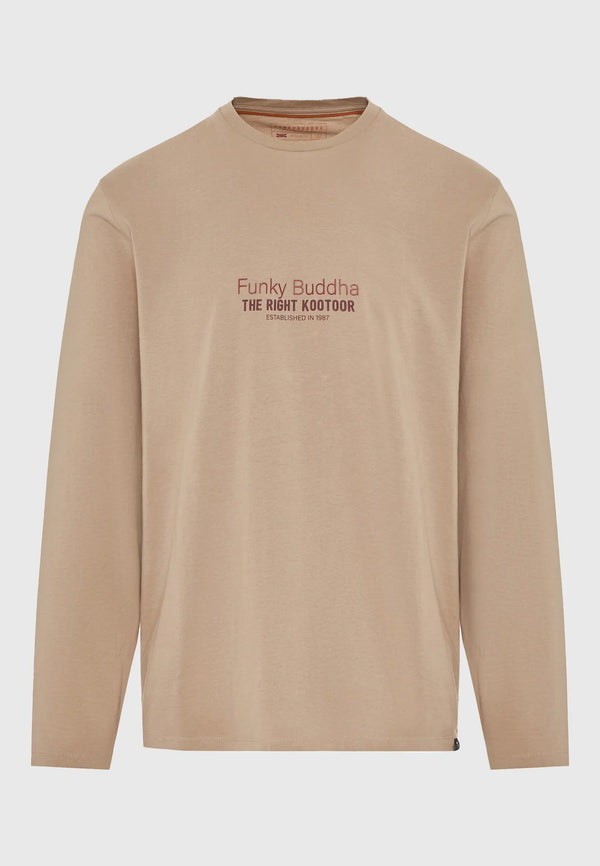 ΜΠΛΟΥΖΑ ΜΑΚΡΥΜΑΝΙΚΗ FUNKY BUDDHA ΜΕ ΤΥΠΩΜΑ CIGAR