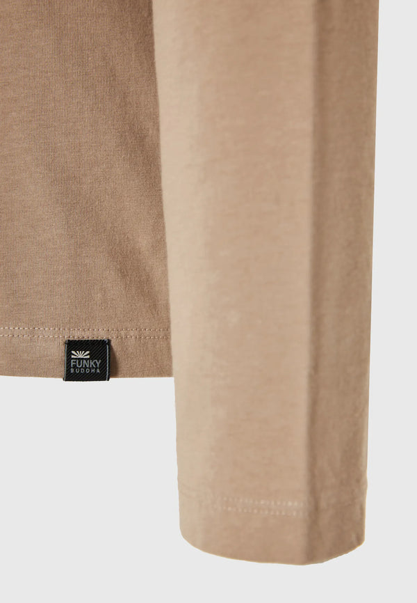 ΜΠΛΟΥΖΑ ΜΑΚΡΥΜΑΝΙΚΗ FUNKY BUDDHA ΜΕ ΤΥΠΩΜΑ CIGAR