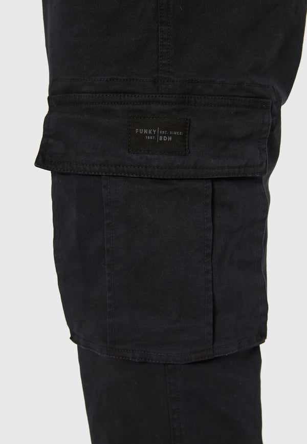 ΠΑΝΤΕΛΟΝΙ FUNKY BUDDHA CARGO  BLACK
