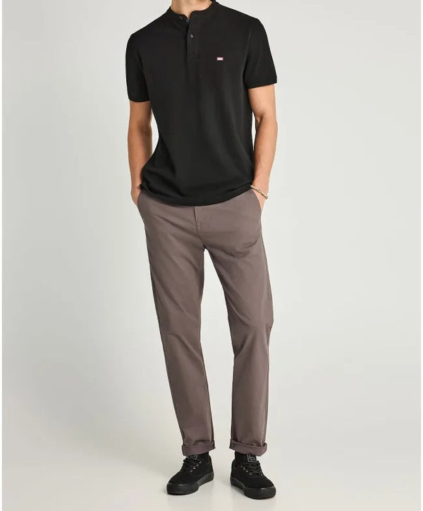 Essential Comfort-Stretch Chino Παντελόνι Funky Buddha Grey