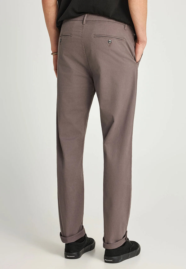 Essential Comfort-Stretch Chino Παντελόνι Funky Buddha Grey