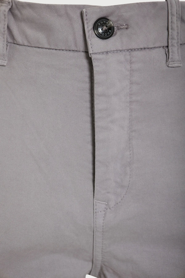 Essential Comfort-Stretch Chino Παντελόνι Funky Buddha Grey