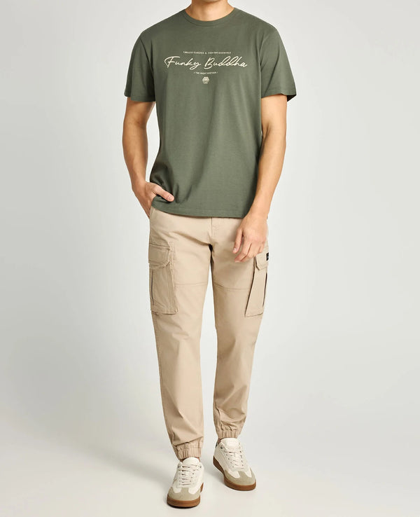 T-shirt Funky Buddha με λογότυπο Deep Forest