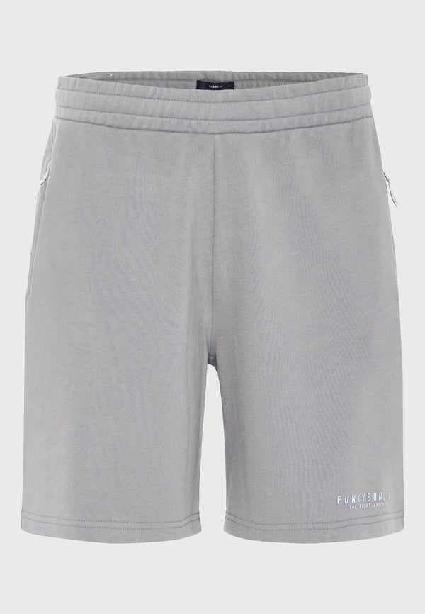 Αθλητική βερμούδα Funky Buddha Wide leg fit  Steel Grey