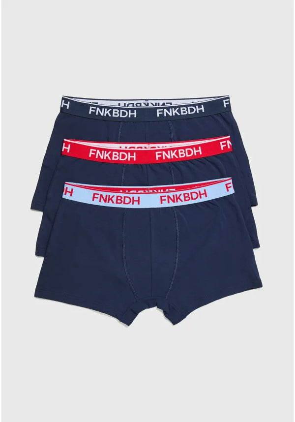 ΕΣΩΡΟΥΧΑ BOXER FUNKY BUDDHA NAVY (ΣΕΤ 3 ΤΕΜ)