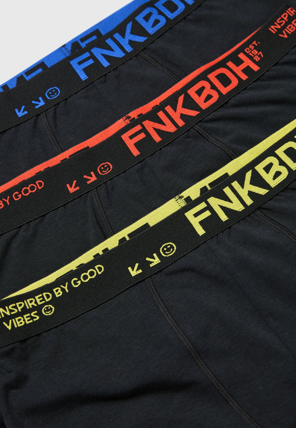 ΕΣΩΡΟΥΧΑ BOXER FUNKY BUDDHA BLACK (ΣΕΤ 3 ΤΕΜ)